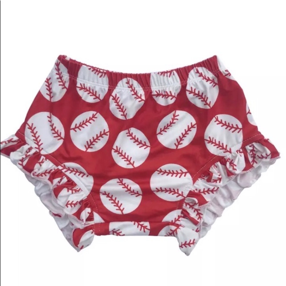 Baseball bummie shorts